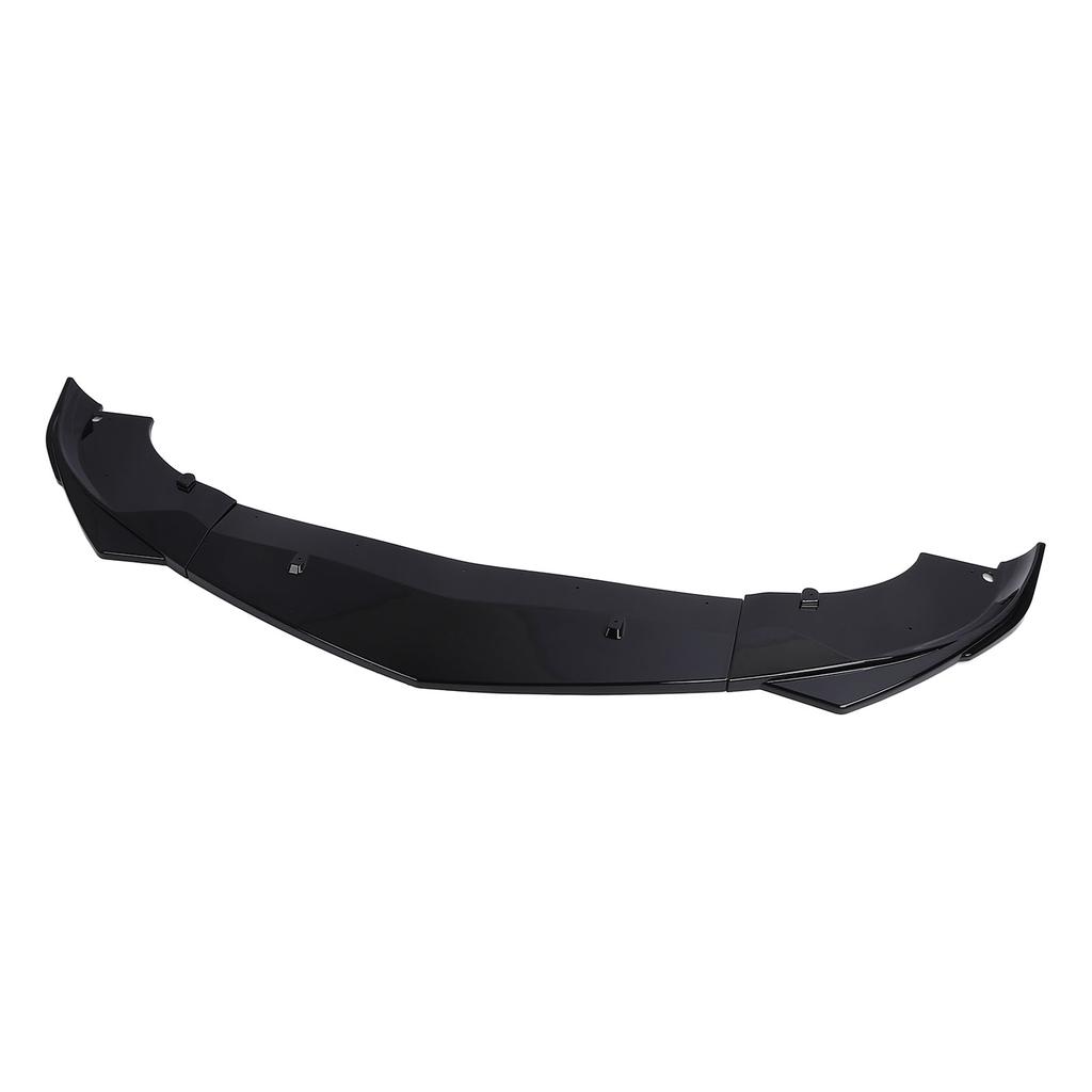 3Pcs Front Bumper Lip Spoiler Glossy Black Sporty Look Front Lip Spoiler Splitter Protector for Giul