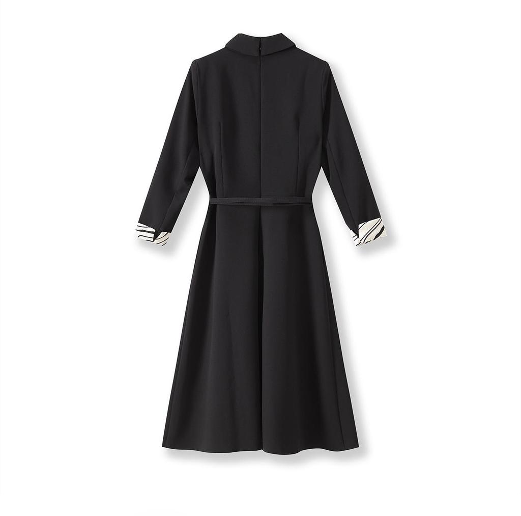 Интеллектуальный Повседневный Умное Формальное Платье со Съемным Воротником - Коллекция Ранней Осени