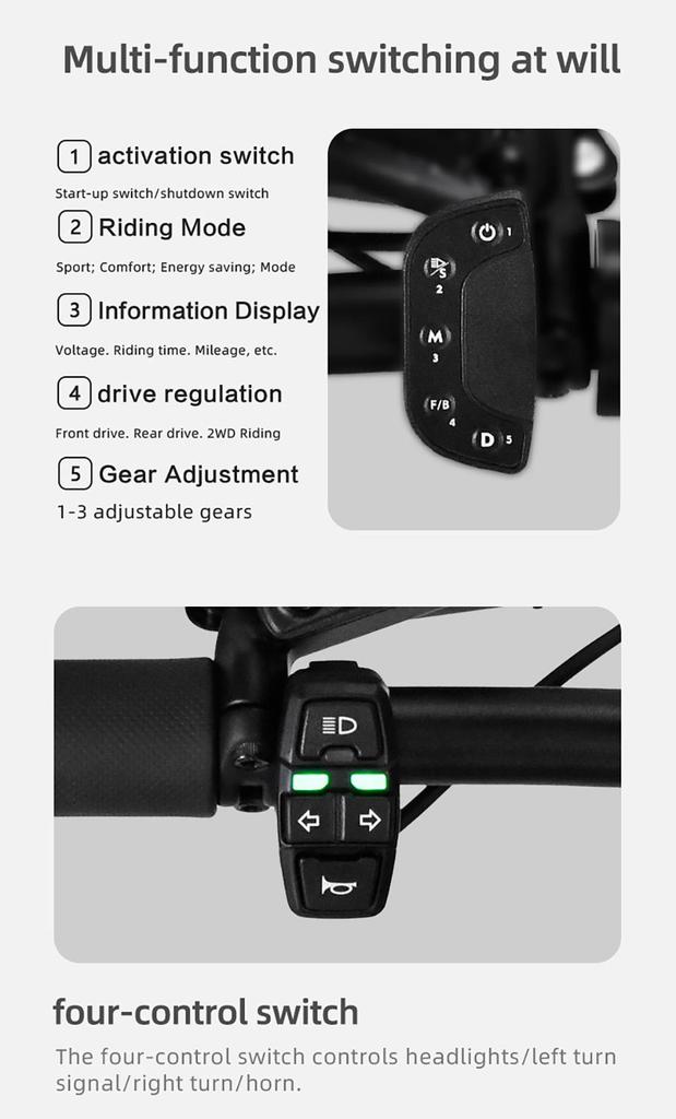 BOYUEDA Q7 Pro Max Electric Scooter, 1600W*2 Motor, 52V 28AH Battery, 10-inch Tire, 70km/h Max Speed