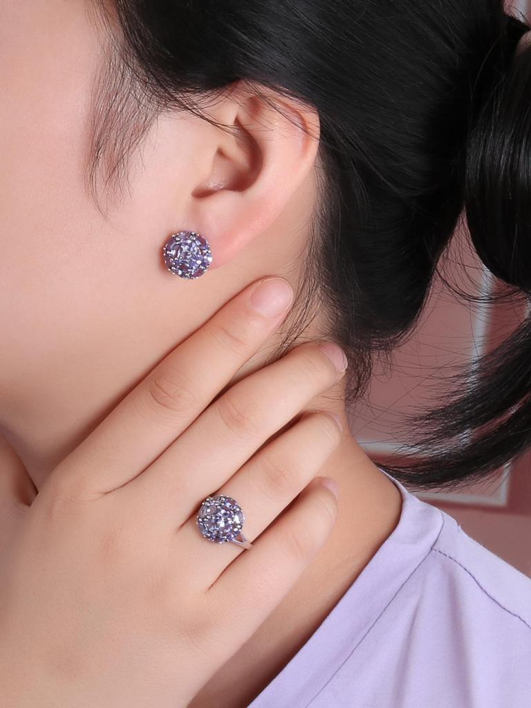 Светло-роскошное женское кольцо с синим танзанитом из стерлингового серебра 925 пробы, простой дизайн, подарок на годовщину