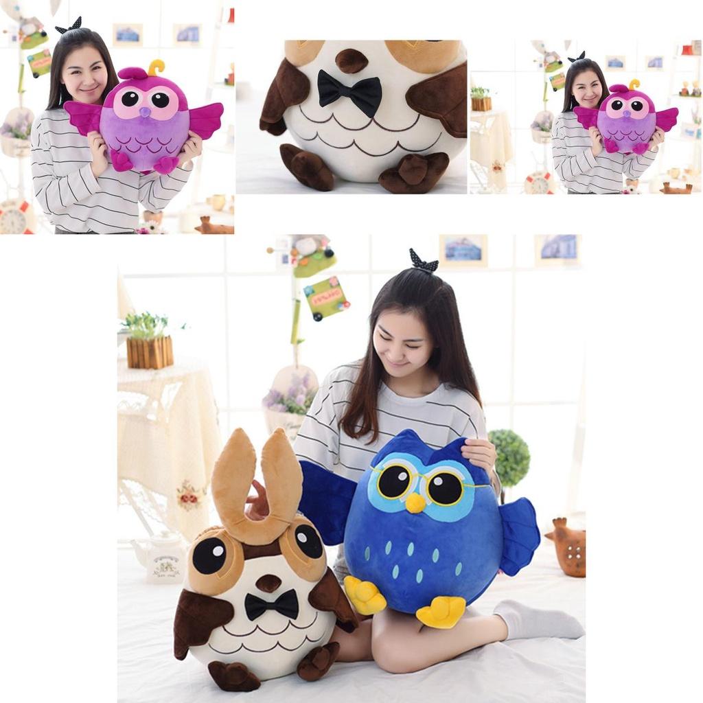 Высококачественная милая плюшевая игрушка-сова для детей, мягкие и приятные на ощупь набивные куклы