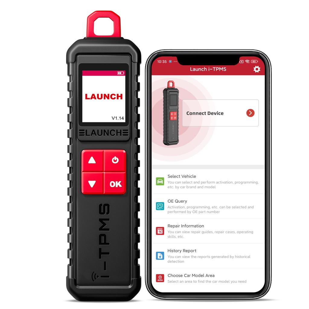 Launch X431 ITPMS TSGUN Tire Pressure Detector Tool App Based TPMS Tool for Android