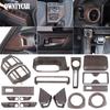 Для Toyota Land Cruiser Prado 250 LC250 2024 ABS отделка под дерево дуба ручка двери рулевое колесо накладка на воздуховод аксессуары