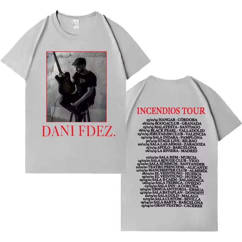 Rapper Dani Fernandez Fashion Tour Tshirt Unisex Women Tshirts Comfort Classic Casual Y2K High Quality Fashion Casual Tshirts