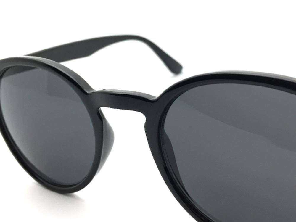 КЛАССИЧЕСКИЕ КРУГЛЫЕ СОЛНЦЕЗАЩИТНЫЕ ОЧКИ BOSTON Круглые Boston ЧЕРНЫЙ ДЫМ (Классические солнцезащитные очки) ×