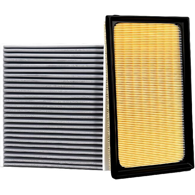 Engine & Cabin Air Filter Kit For RAV4 Hybrid (-2025), Camry Hybird (2018-2025), Highlander Hybrid (-2025), Sienna Venza (-2025), RAV4 Prime (Not