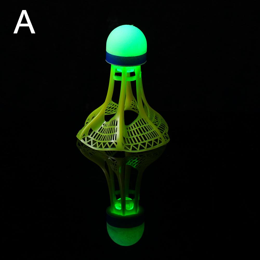 1/2/5 Pack LED Badminton Shuttlecocks -Lighting Glow In The Dark Badminton Birdies Badminton Practice Windproof Shuttlecocks