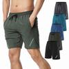 Men's Outdoor Quick-Dry Lightweight Running Shorts with Reflective Strips