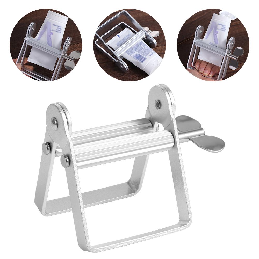 Aluminum Toothpaste Squeezer Rolling Cosmetic Paint Extruder Frosted Tube Wringer Household