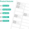 L LIKED Printable Address Labels, 1" x 2-5/8", 900 Labels, 30 per Sheet, Mailing Labels for Envelopes (30 Sheets)