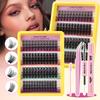 196 Clusters C Song Single Cluster False Eyelashes Natural Thick Diy Segmented Grafting Multi-Haired Eyelashes