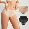 Утягивающие брюки с высокой талией для женщин, корректирующие послеродовой живот, утягивающие бедра, дышащее утягивающее нижнее белье через плечо