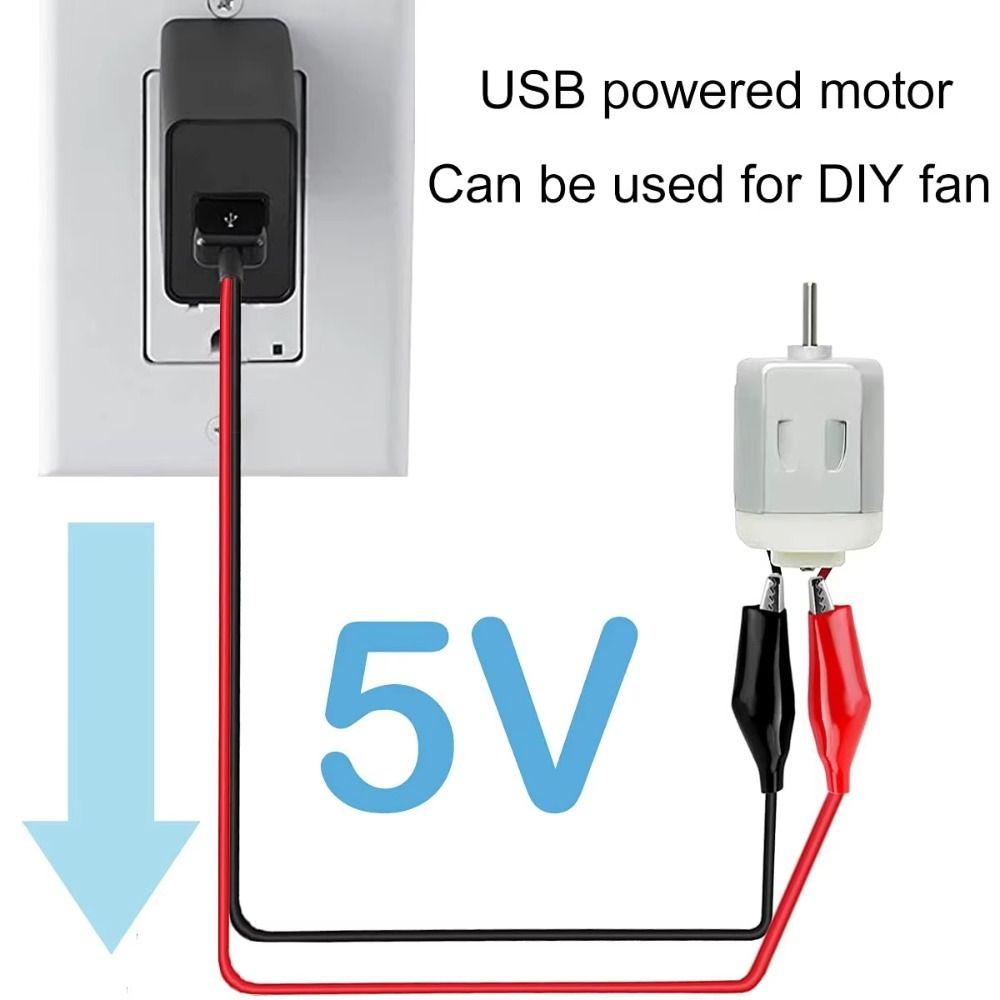 58см Зажимы типа «крокодил» на USB Type-A Черный Красный Кабель с разъемом «папа» Тестирование Цепи Источник Питания