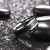 Vintage CopperColor Titanium Stainless Steel Rings for Men Black Carbon Fiber Ring Wedding Jewelry Christmas Gift Accessories