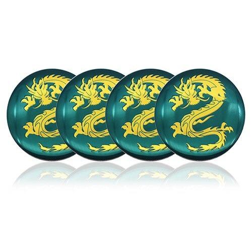 4 шт./лот 56 мм колпак ступицы колеса автомобиля Dragon, наклейка, алюминиевая крышка центра колеса, эмблема, наклейки