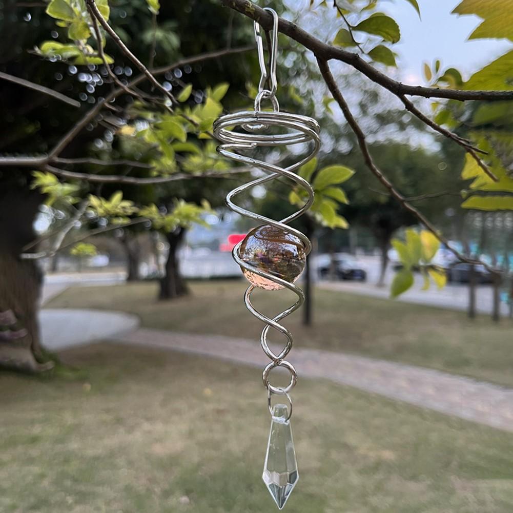 Нержавеющая сталь перезвон ветра сильный 1шт хрустальный шар