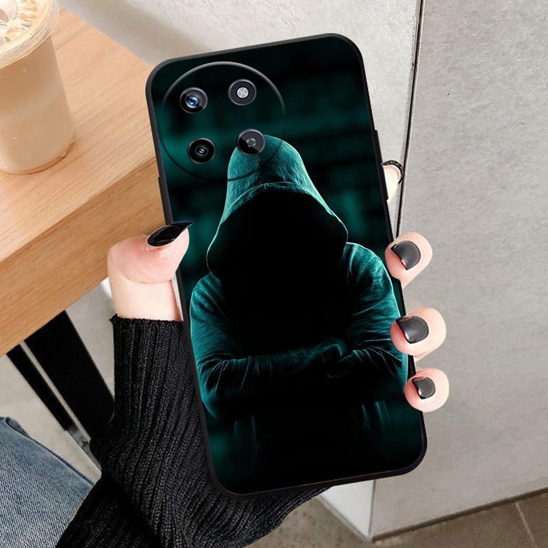 Чехол для Realme 11 4G Кошка Мода Силикон ТПУ Capa Fundas Для Realme 11 4G Расписной Милый Realme11 Мягкий Чехол Защитный Capa