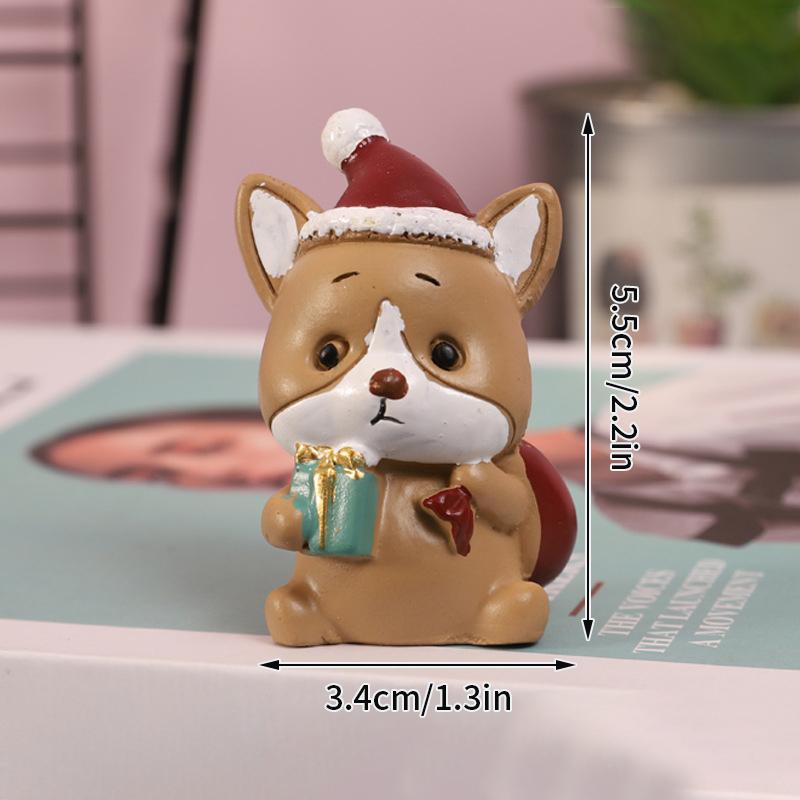 Christmas Decorations Desk Accessories Cute Santa Claus Christmas Tree Ornaments Party Photo Props Christmas Figures