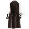 Double-sided Cashmere Coat Women's Medium and Long New Slim-fitting and Thin Woolen Coat Wool Coat