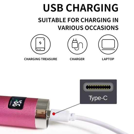 Женская электробритва с 4 головками, светодиодный дисплей, USB-зарядка, портативная