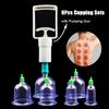 6Pcs Vacuum Cupping Set with Pumping Gun Suction Cups Anti Cellulite Cans Body Back Cupping Massager Jars Vacuum Cupping