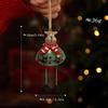 Santa Clasu Christmas Hanging Decoration Nordic Style Iron Material Xmas Tree Pendant Exquisite Creative Christmas Ornament