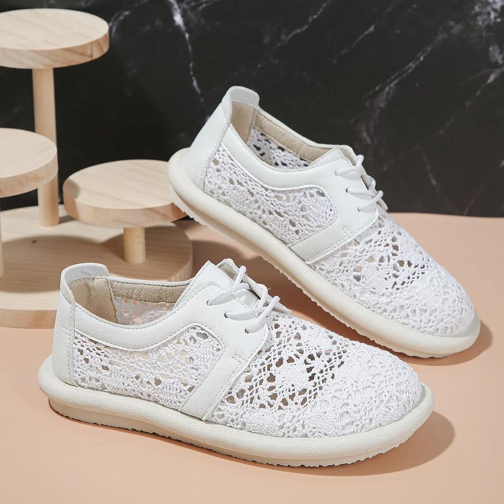 Fashion Women Sandals 2024 New Summer Sandals Women Luxury Sandals Designer Shoes Leather Breathable Platform Shoes Zapatos De Mujer