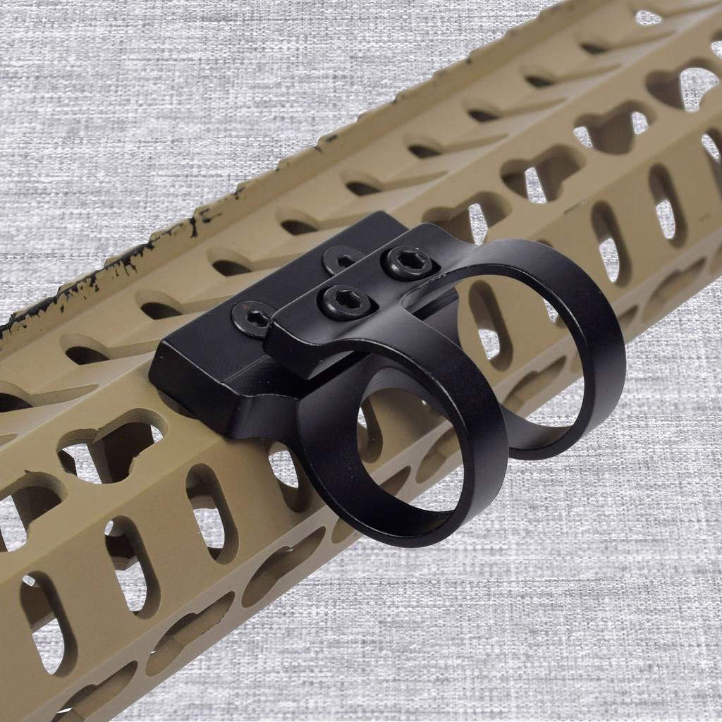 Тактический Смещенный Кронштейн для Фонарика 25.4 мм M-LOK KEYMOD Рельса 45 Градусов Прицел Охота Аксессуары для Airsoft