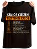 Высококачественная хлопковая футболка классического кроя, сделанная в США, для пожилых людей, с кодом для texting