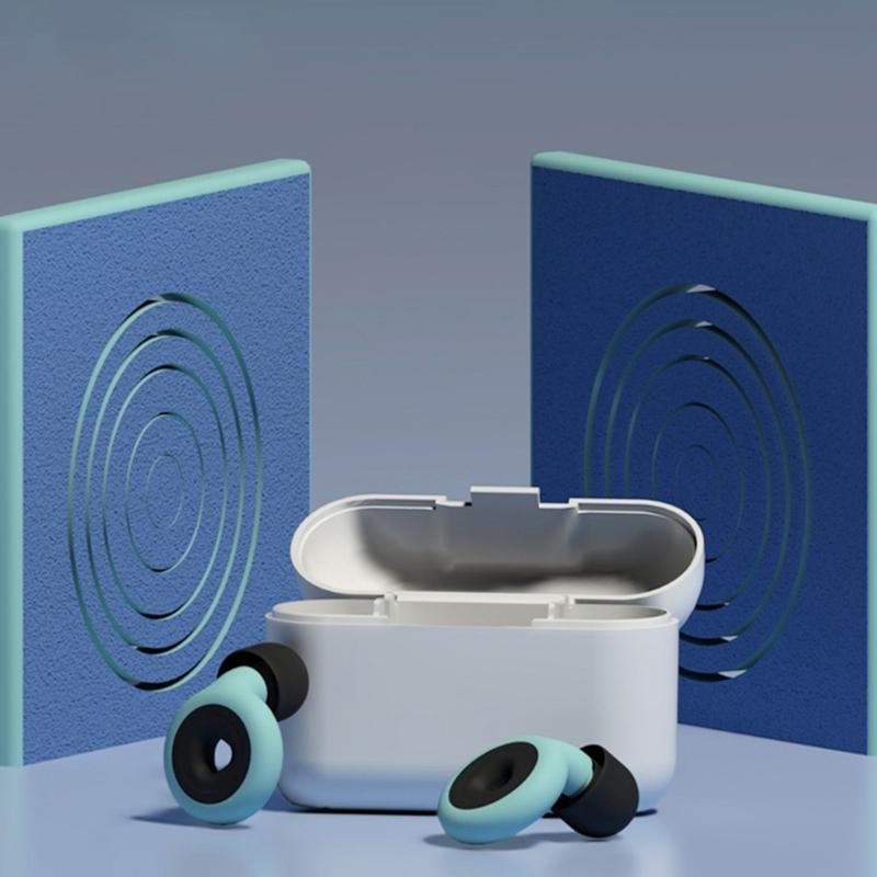 Noise Reduction Silicone Earplugs Anti-noise Hear Protect Ear Plugs Isolate the Noise for Sleep at Ease Working Ear Plug