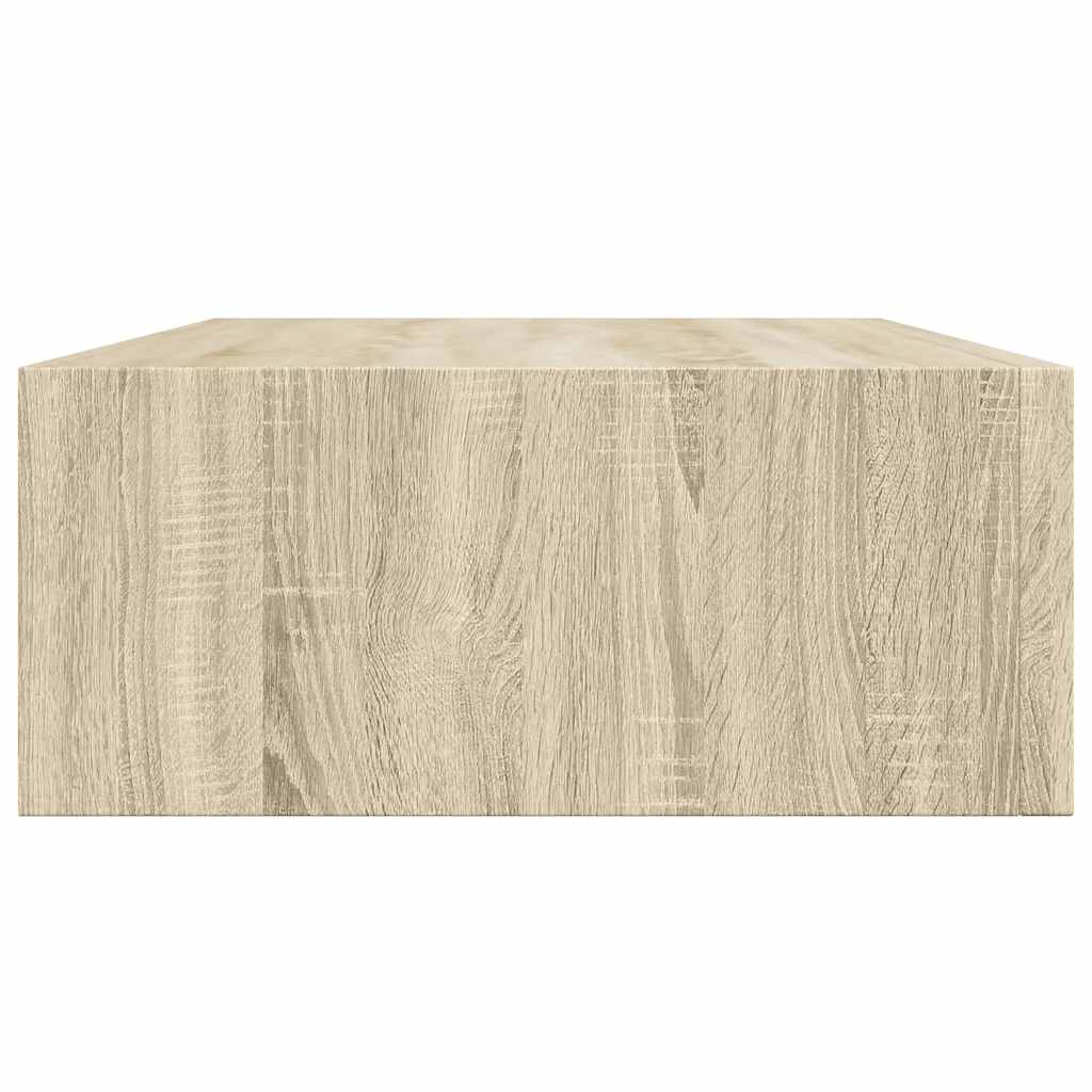 Vidaxl Półka Ścienna Z Szufladą, Kolor Dębu, 40 X 23,5 X 10 Cm, Mdf