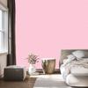 Powder pink and white stripes wallpaper, soft shapes 50x1000