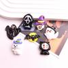 Halloween Ghost Monster DIY Cream Glue Phone Case and Hair Clip Resin Accessories.