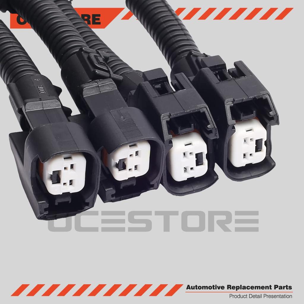 OCESTORE LQ4 LQ9 4.8 5.3 6.0 Wire Harness to LS2 LS3 LS7 EV6 Injector Adapters (Pack of 8)