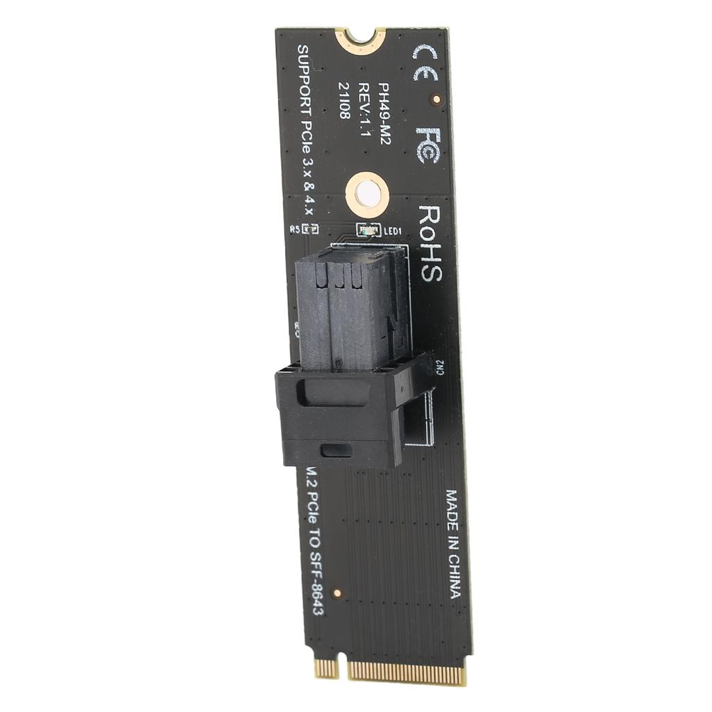 Карта расширения адаптера M.2NVME — U.2 64GT/S. Высокая совместимость. Поддержка передачи протокола NVME E.
