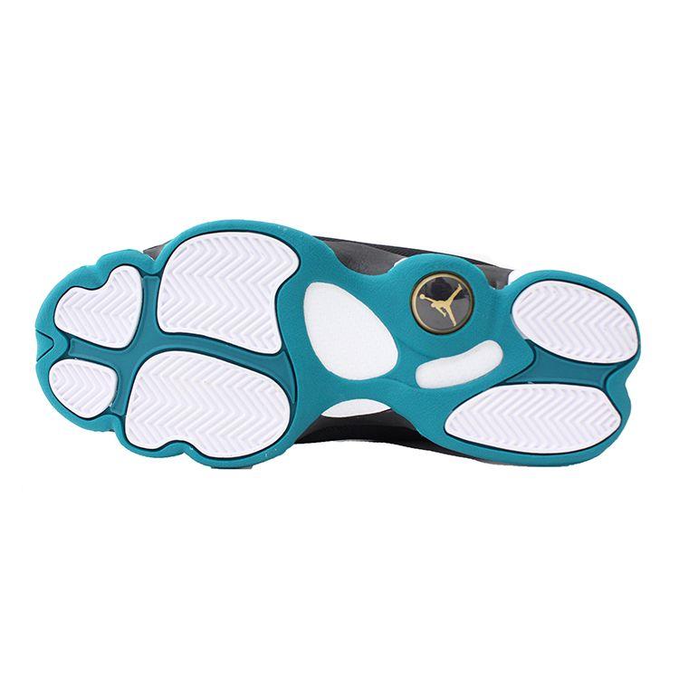 Air Jordan Horizon Low GS Kids Sneakers Black Metallic-Gold-Rio-Teal-White 846365-019