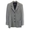 Сделано в Италии приталенный пиджак 42 серый Женский Б/У