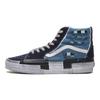 Vans Sk8 Reconstruct удобные универсальные классические нескользящие прочные высокие скейт-кеды унисекс скейт-кеды сине-черные VN0005UKNGJ