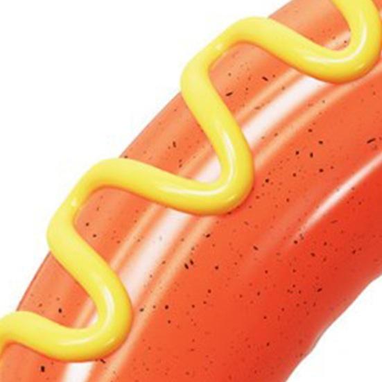 Неразрушимая игрушка для жевания собак для агрессивных любителей жевать Интерактивная пищащая игрушка для щенков Хот-дог
