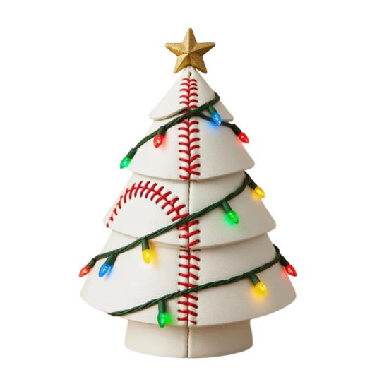 Шар Новогодняя елочная игрушка Забавный футбольный рождественский декор Елка с золотой звездой на макушке для праздничного декора