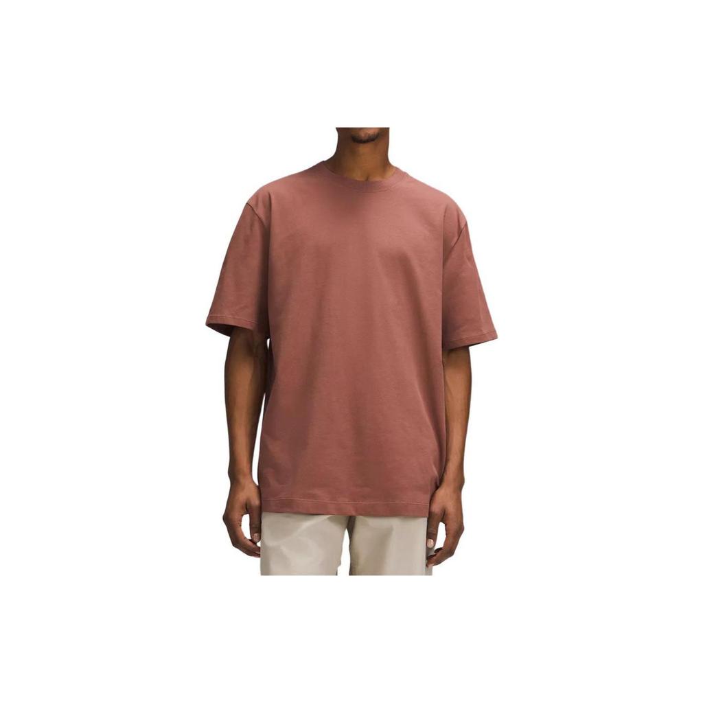Lululemon Heavyweight T-Shirts Men's Crew Neck Moderate Straight Fit LM3FBSS