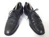 FLORSHEIM Goodyear Welt U-Tip Shoes 60s-70s Vintage Size 11E 28.0-28.5 Black(USED)