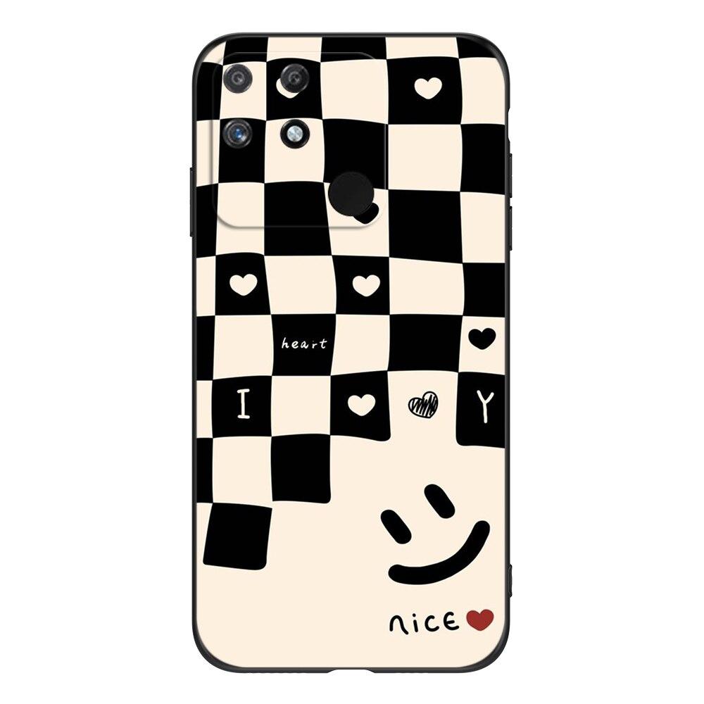 Для Realme Narzo 50A чехол 6,5 дюймов для OPPO Realme Narzo50A 50 A чехол RMX3430 чехол для телефона черный чехол из ТПУ милый забавный