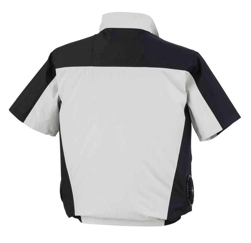 XEBEC Блузон с коротким рукавом для защиты от жары и кондиционирования воздуха для весны и лета, серый, 22 5L Clothing®, XE98031,