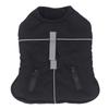 Dog Coat Water Resistant Dog Fleece Jacket Warm Dog Cold Weather Vest with Reflective Strips for