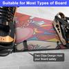 2 шт. портативная настенная стойка для сноуборда, горизонтальное крепление для сноуборда, настенное крепление для сноуборда, зажимы