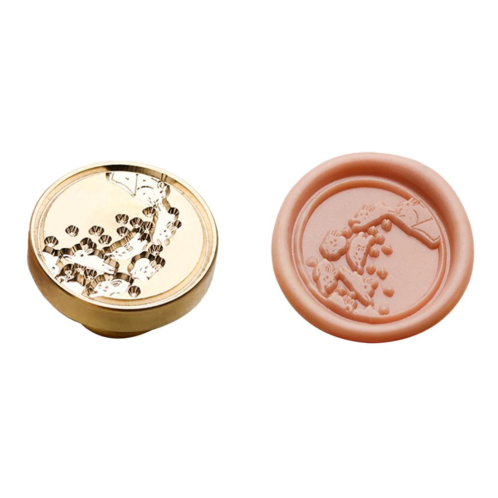 Симпатичные домашние животные, серия штампов, сделай сам, ручная печать, медная головка для свадебной открытки