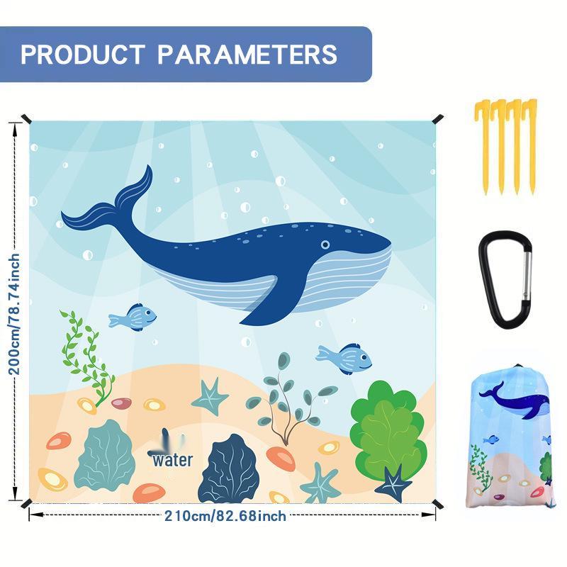Приморский Портативный Кемпинговый Навес Тент Солнцезащитный для Отдыха на Открытом Воздухе, Пляжа и Рыбалки