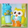 Штамп Сова Детская Обучающая Игрушка с Наклейками и Книжкой-раскраской для Раннего Обучения