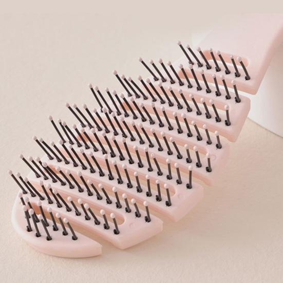 Vented Hair Brush Soft Bristles Scalp Massage Portable Anti-static Hair Styling Detangling Air Cushion Comb Women Girls Hairdressing Tools